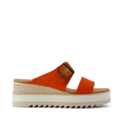 Diana Mule Buckle Wedge Sandal